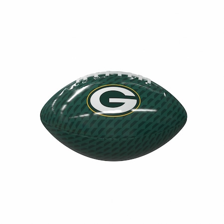 Logo Brands Green Bay Packers Carbon Fiber Mini-Size Glossy Football 612-93MG-1